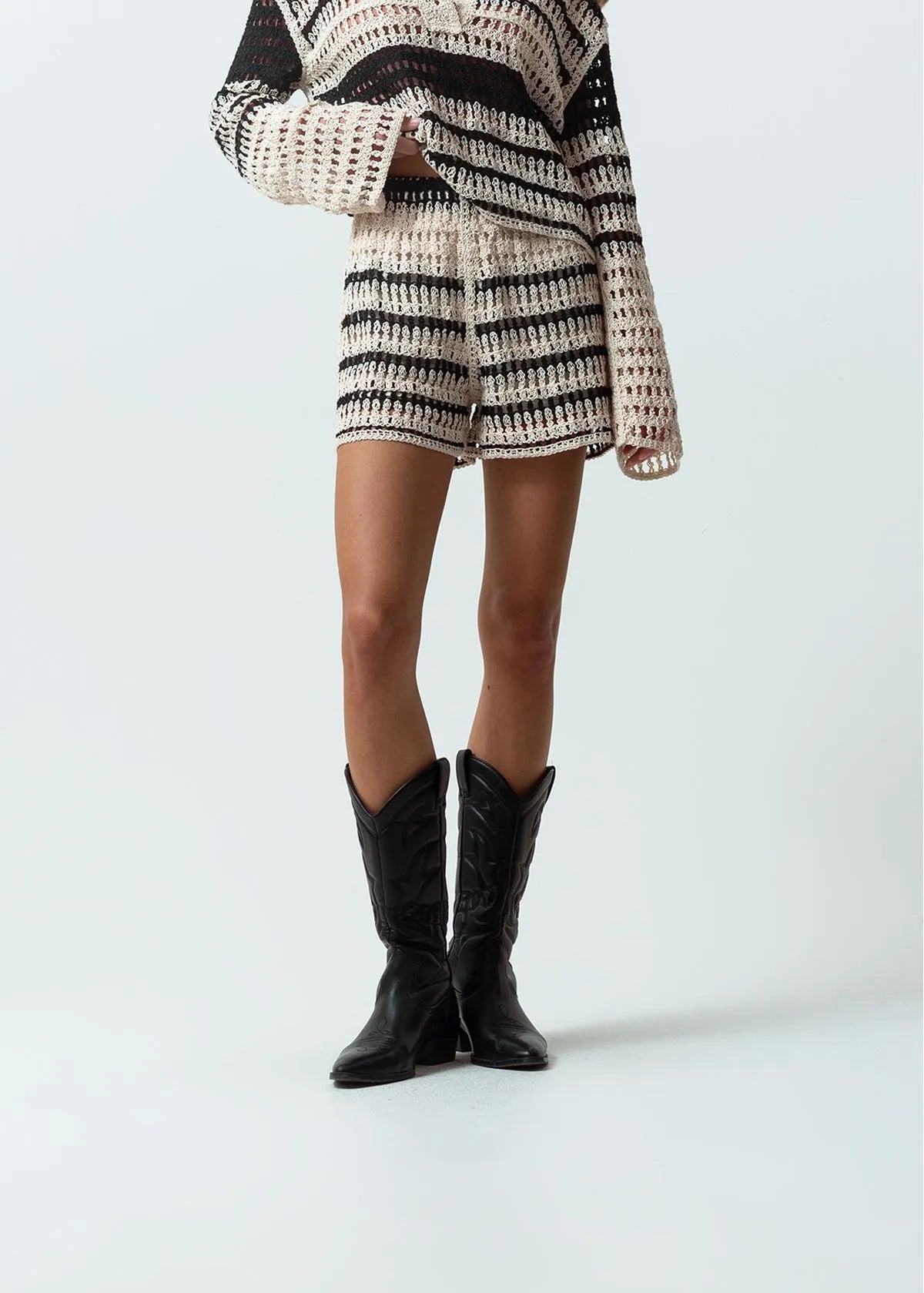 Knitted shorts