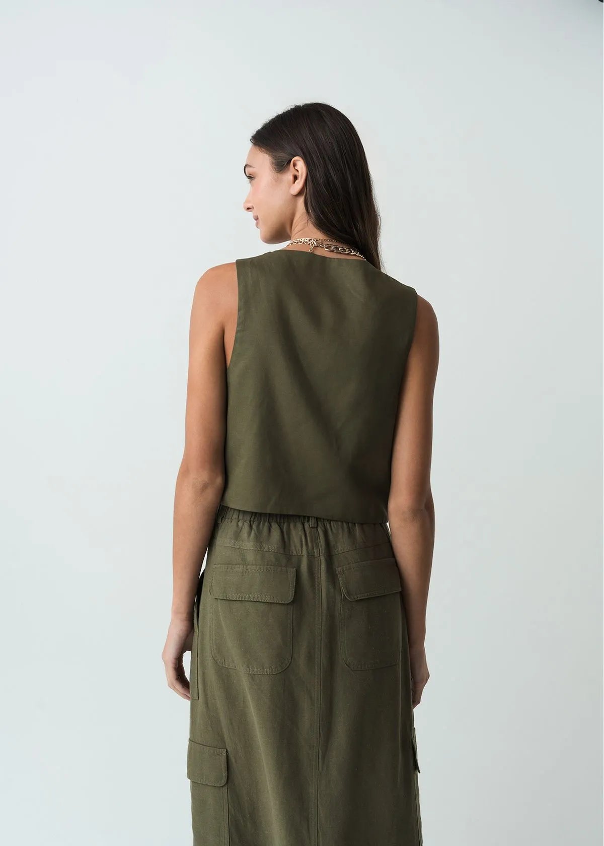 V-neck shirt • Sidle sleeve.
