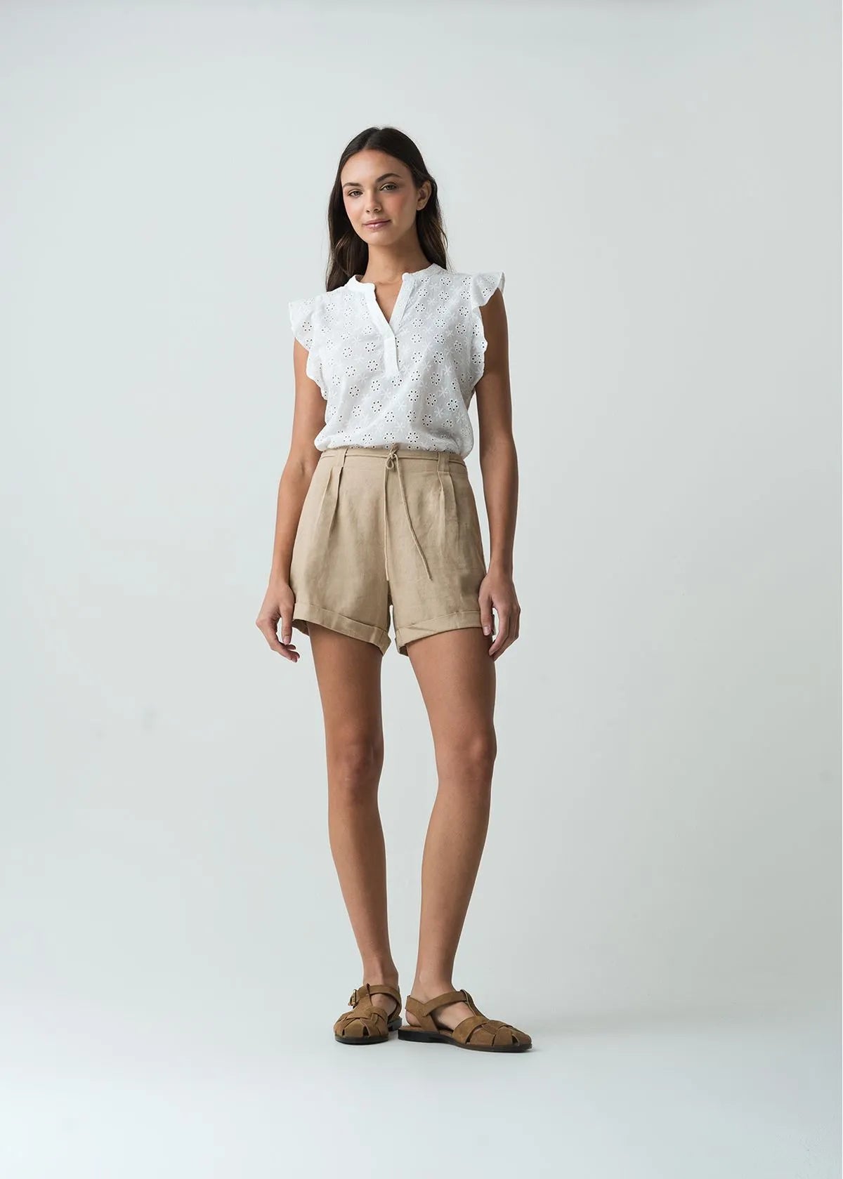 Sisa sleeve shirt with bolero