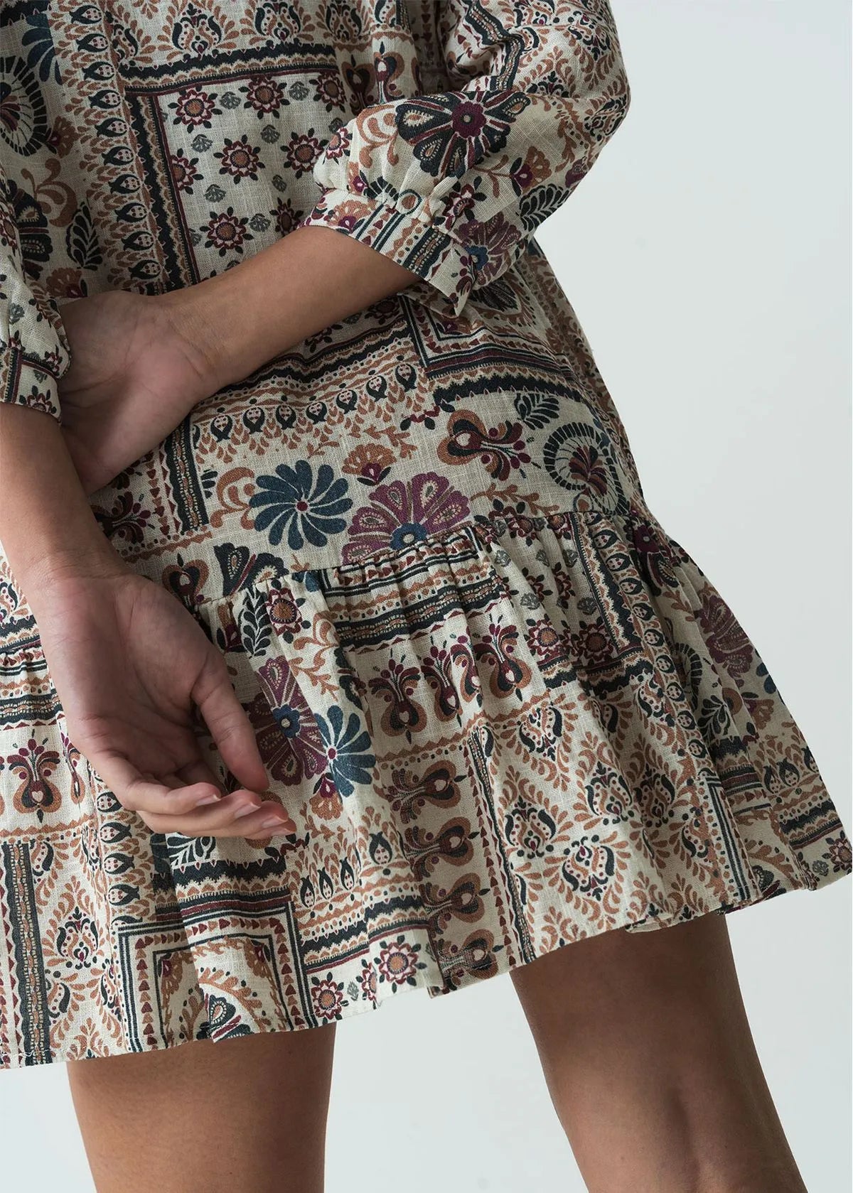 Printed short dress