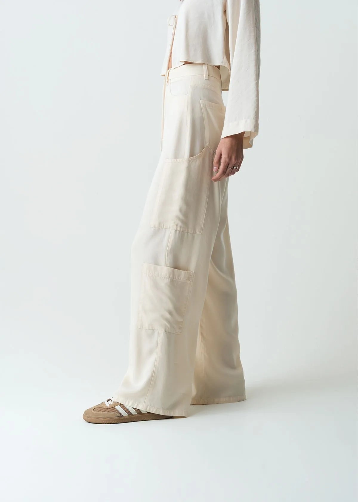 Palazzo high-rise pants