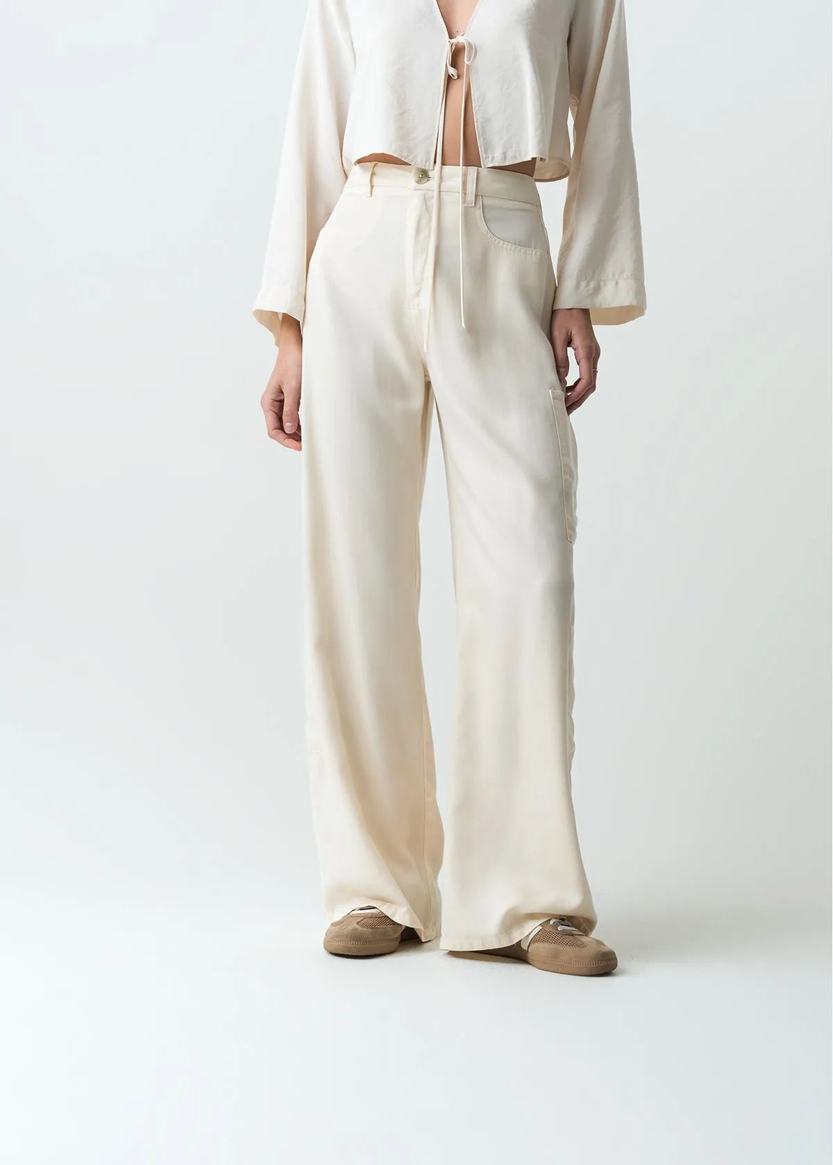 Palazzo high-rise pants