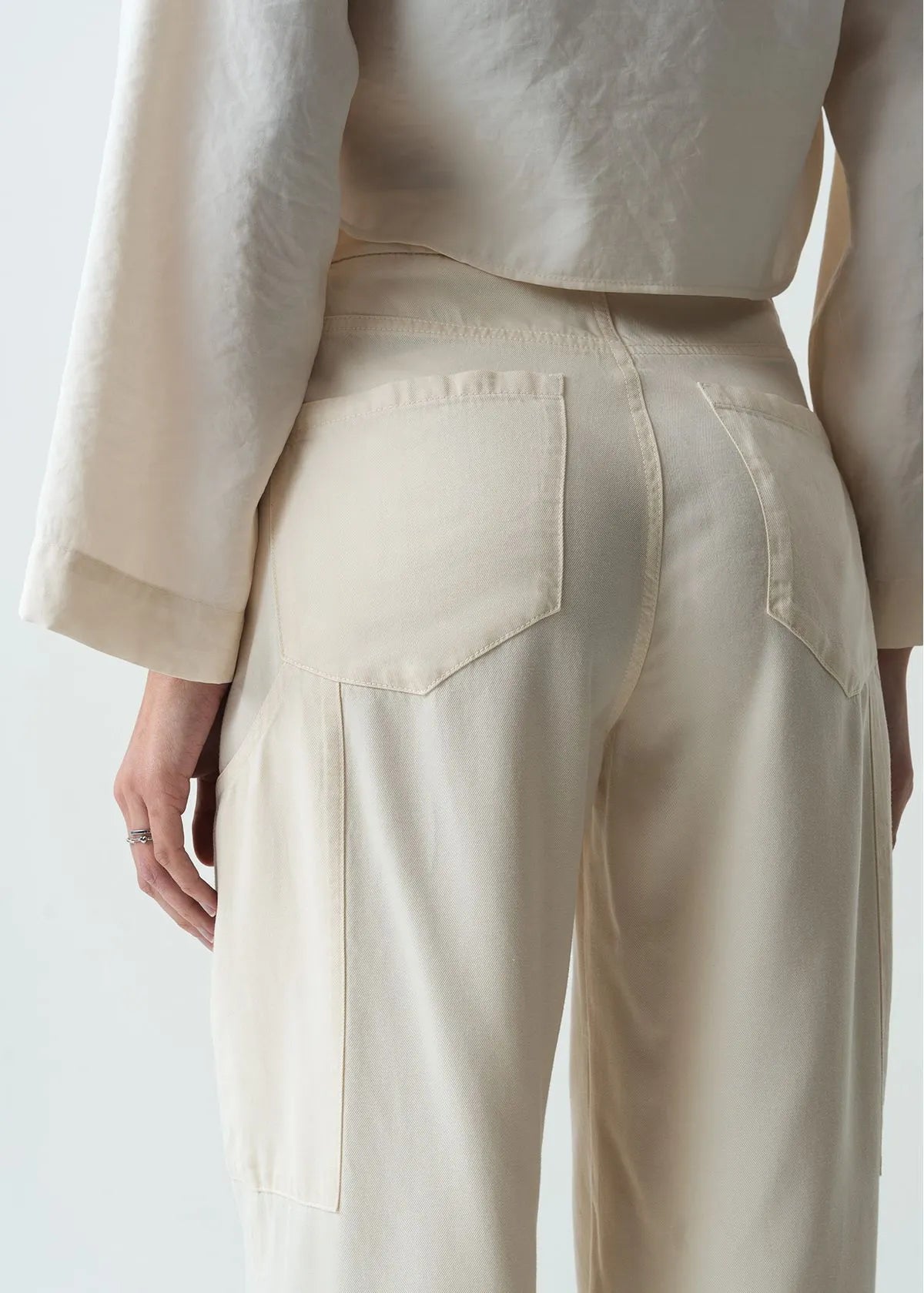 Palazzo high-rise pants