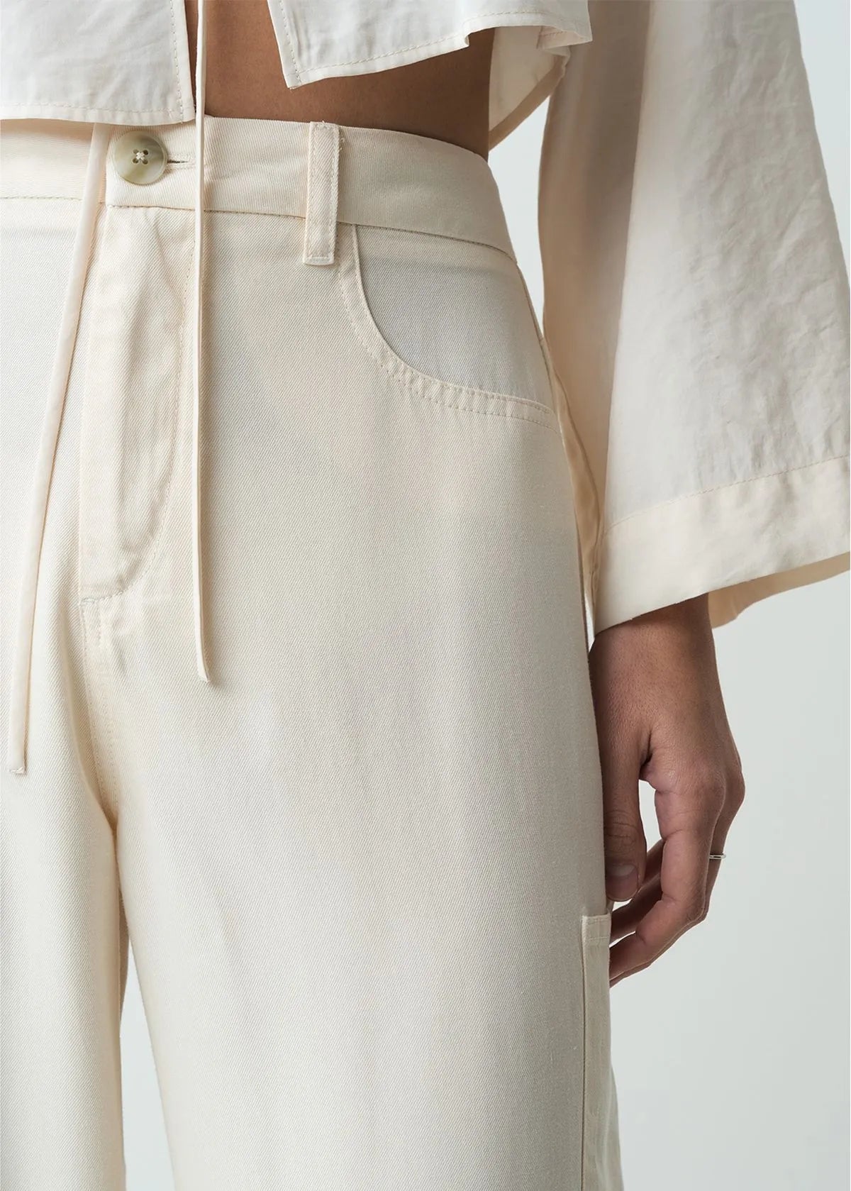 Palazzo high-rise pants