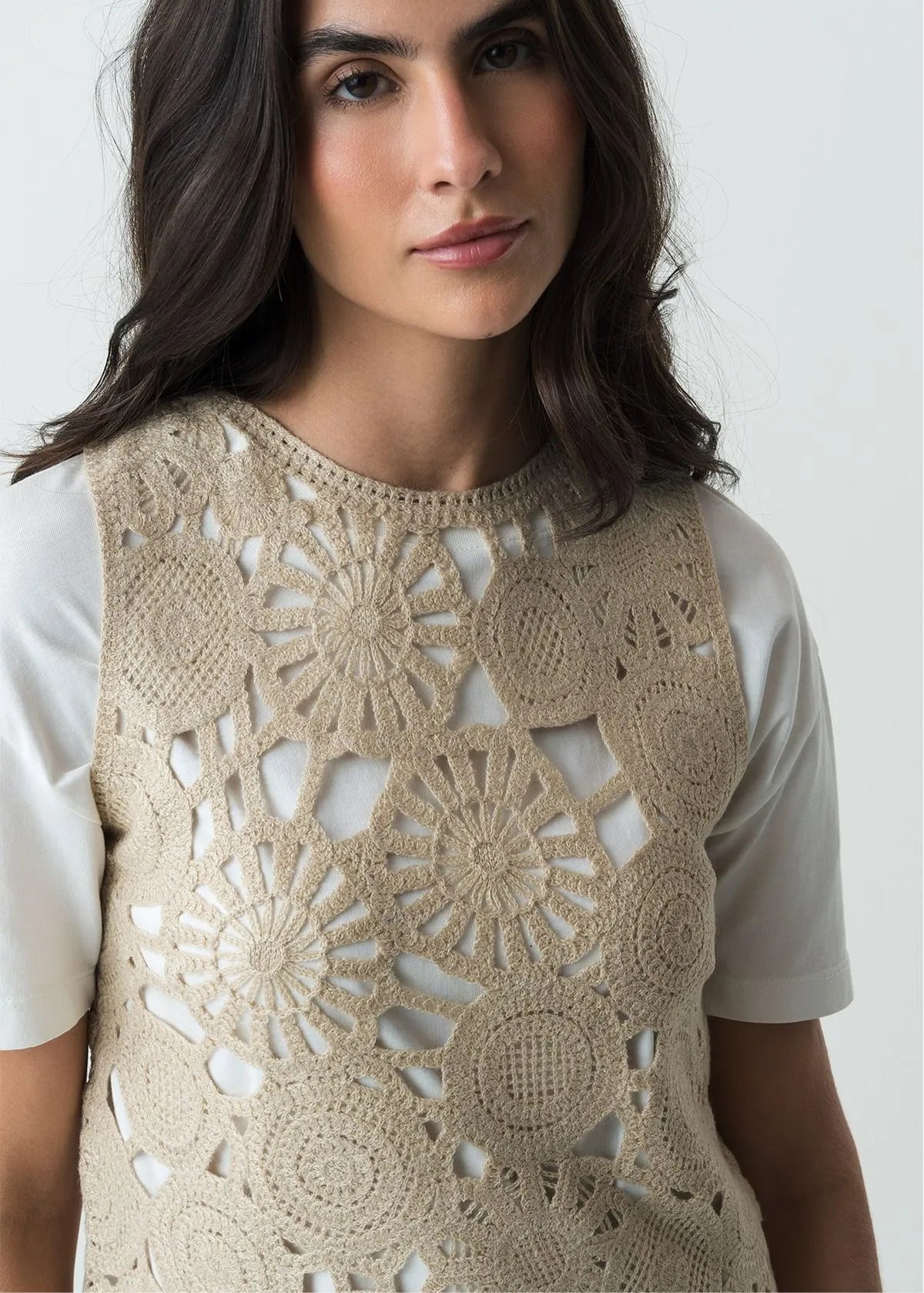 Wide fabric shirt