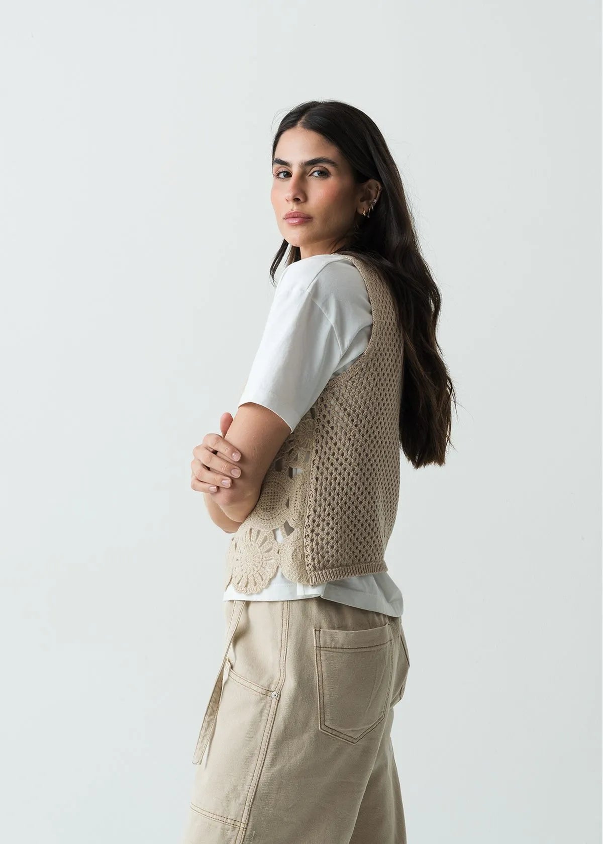 Wide fabric shirt