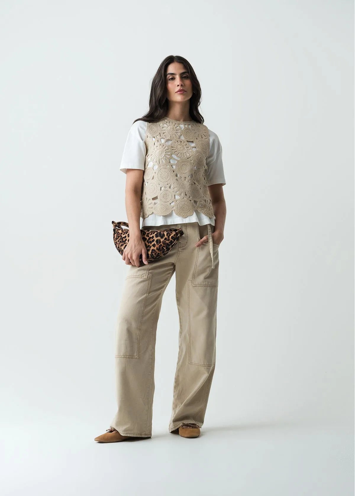 Wide fabric shirt