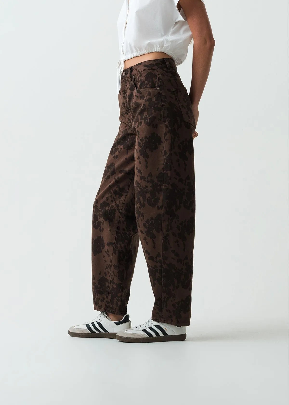 Barrel cow Pant
