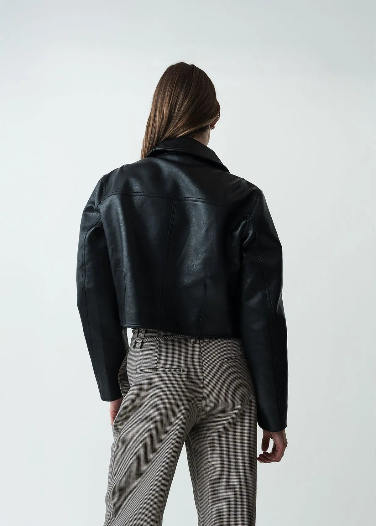 Leather effect jacket
