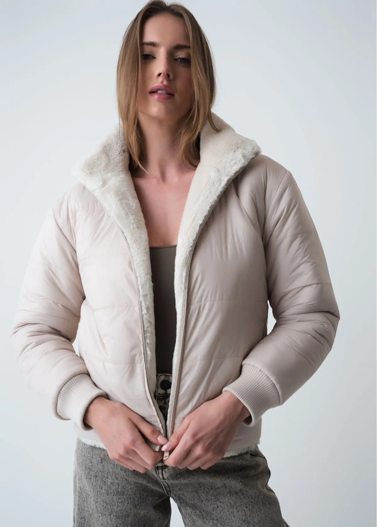 Padded double-sided jacket