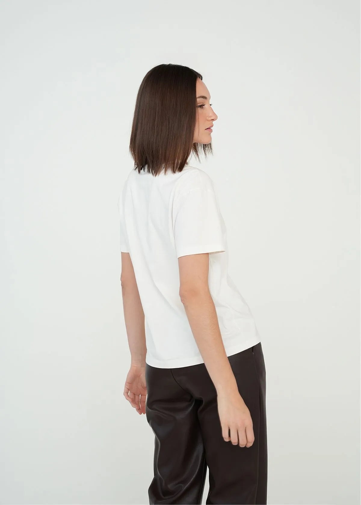 T-shirt with text in sequins