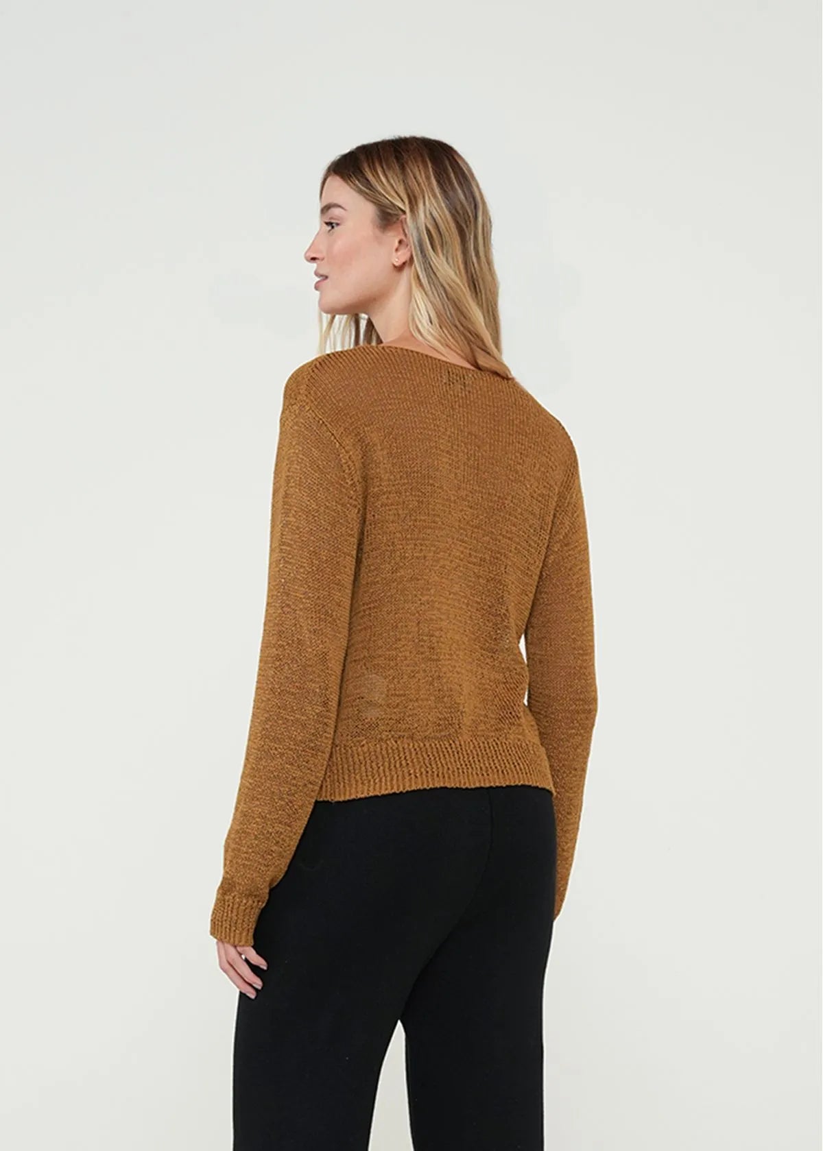 Woven cardigan