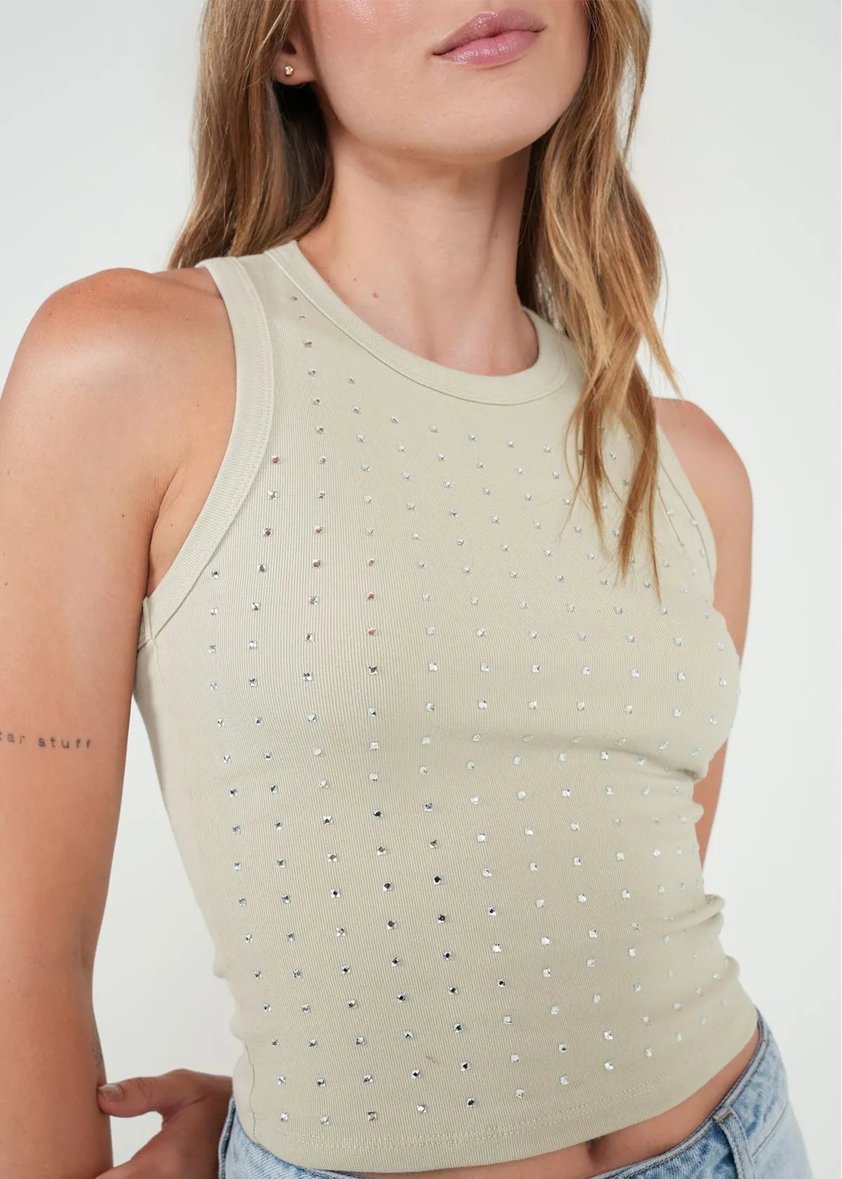 T-shirt with armhole sleeves