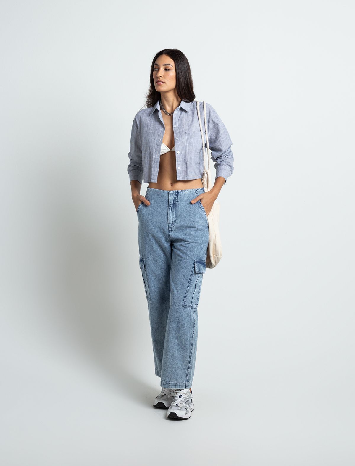Waistless style pants