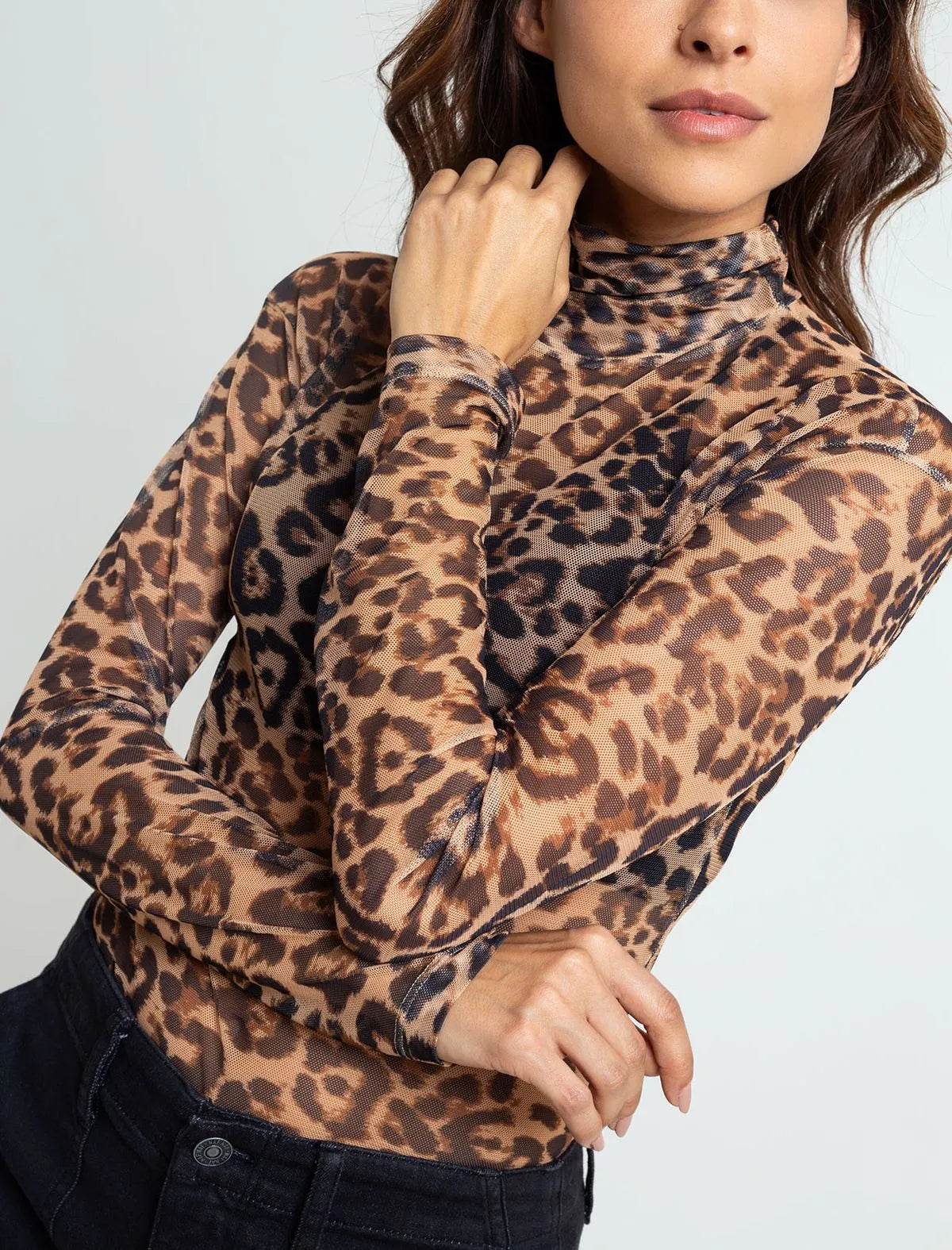 T-shirt with transparency • Animal print design.