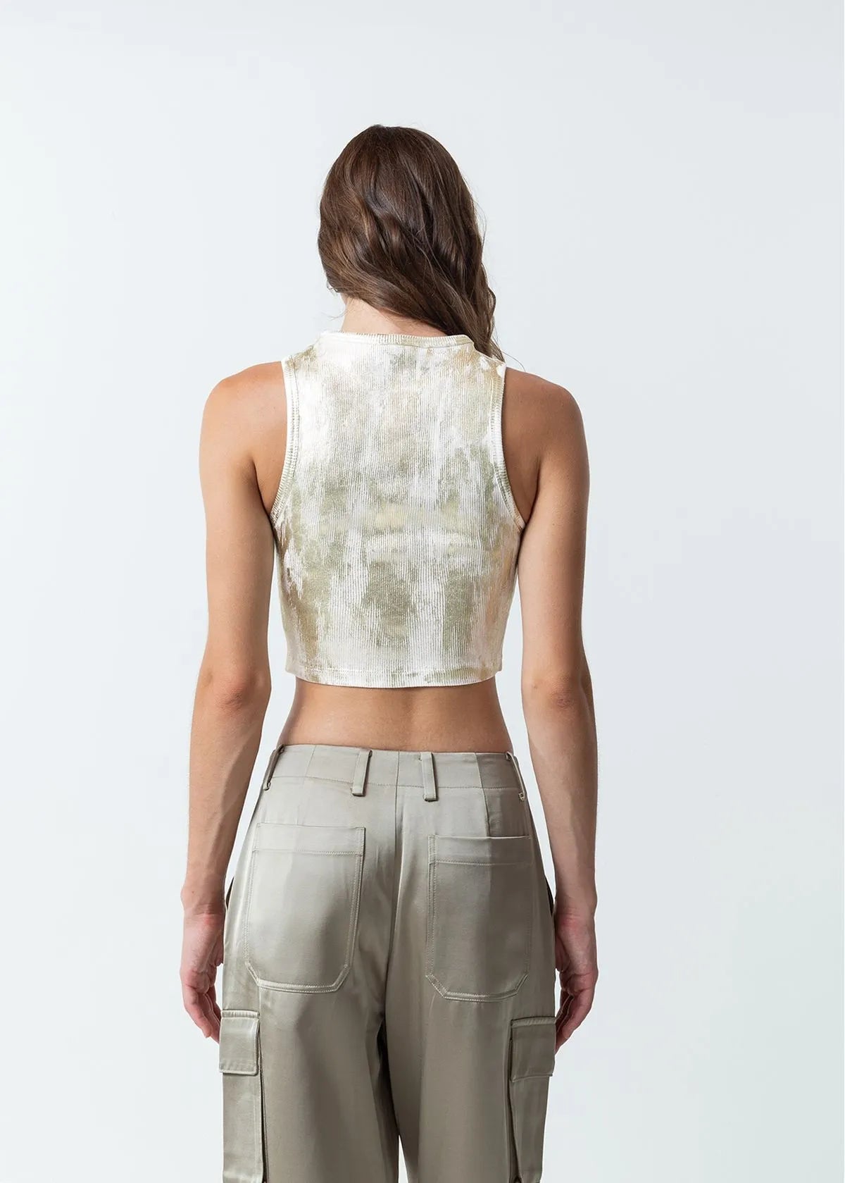 Skeleton style crop top