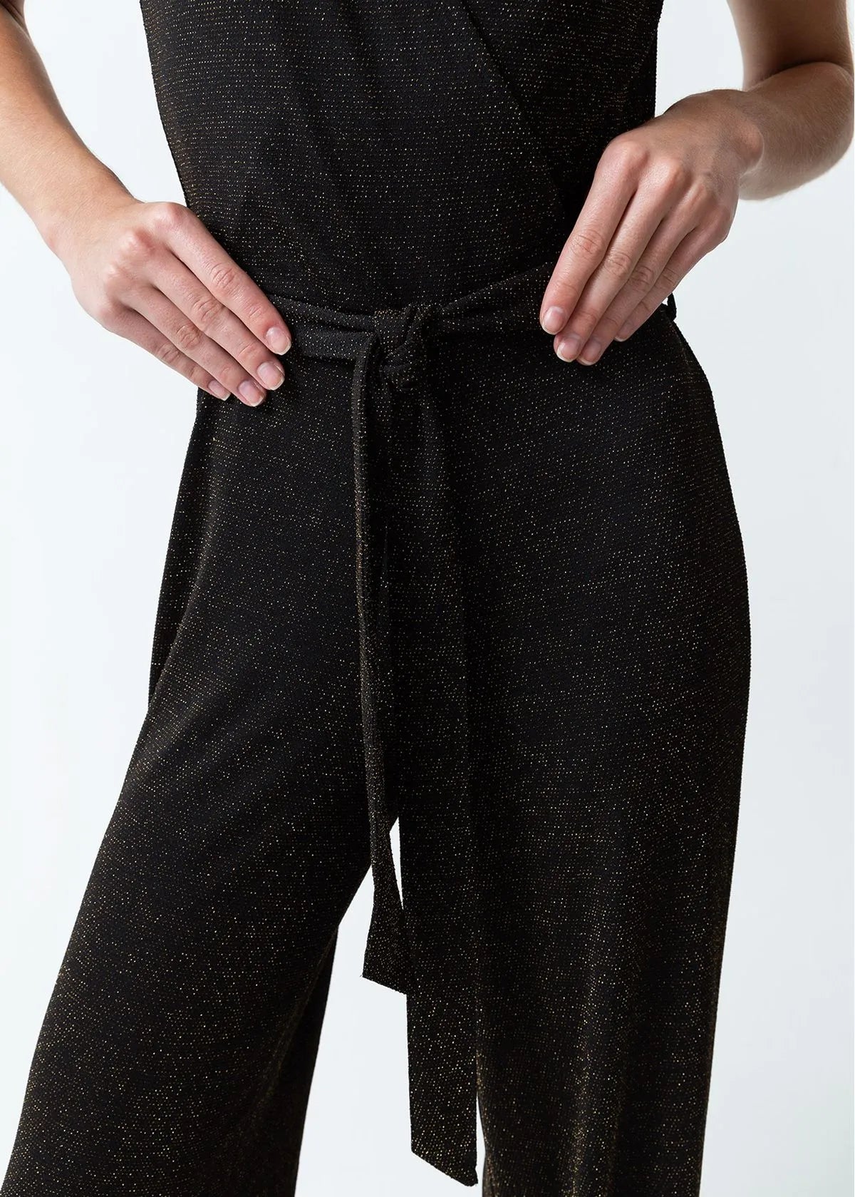 V-neck jumpsuit