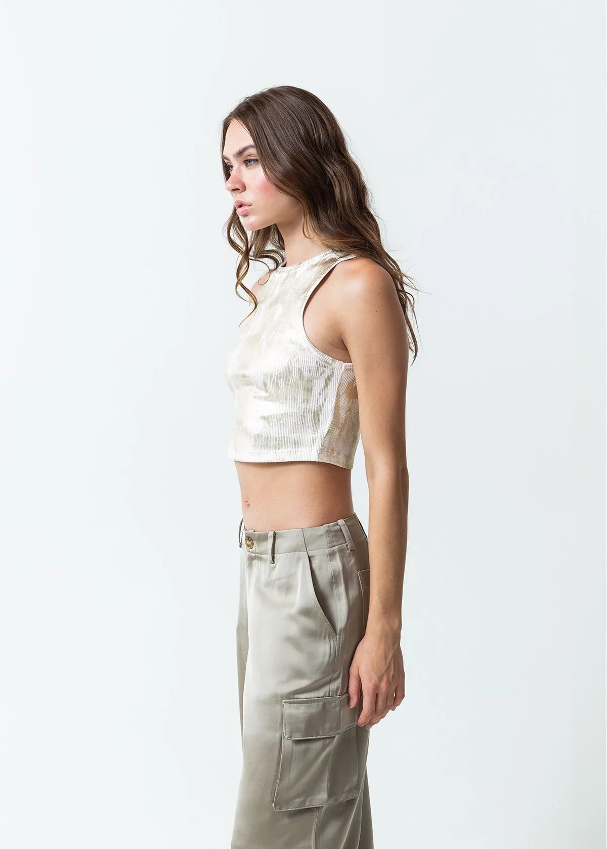 Skeleton style crop top