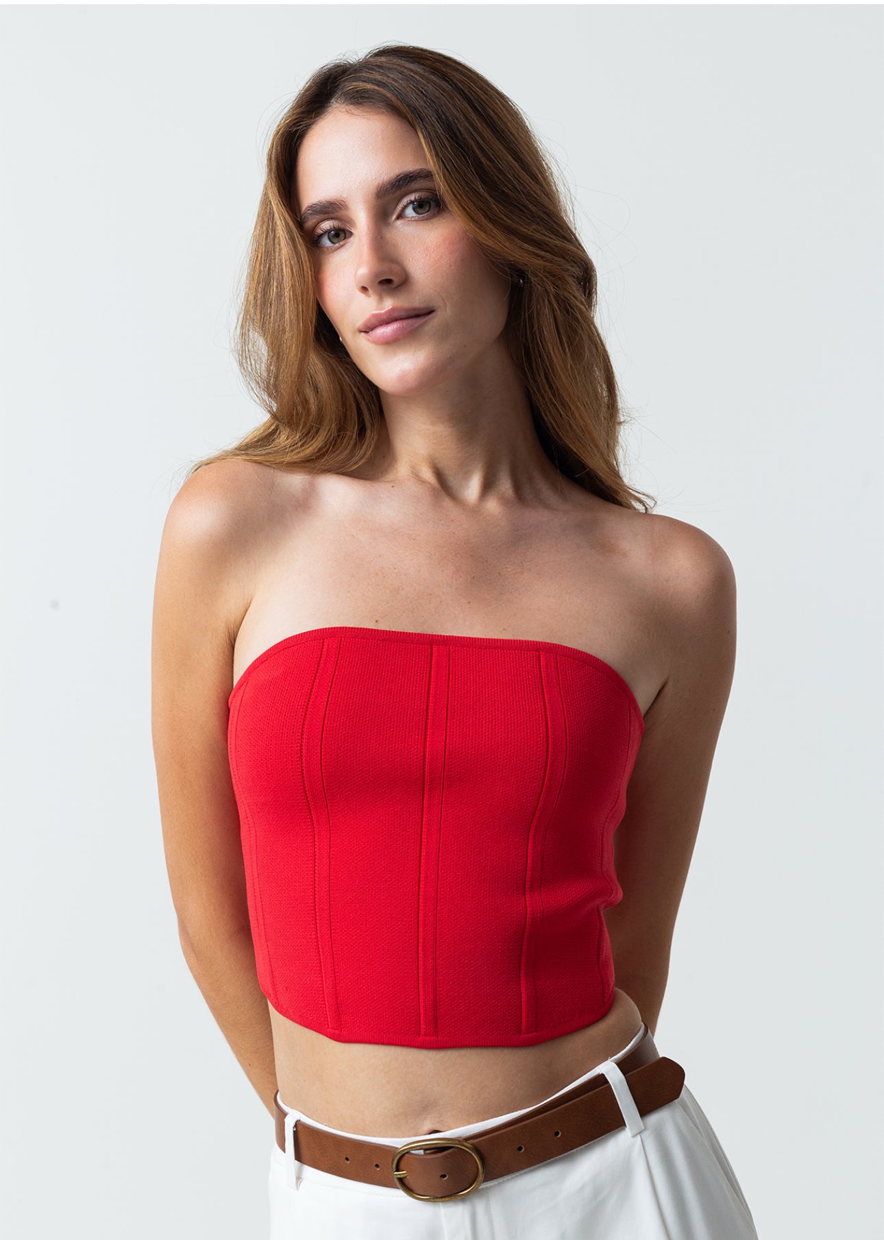 Woven Crop Top