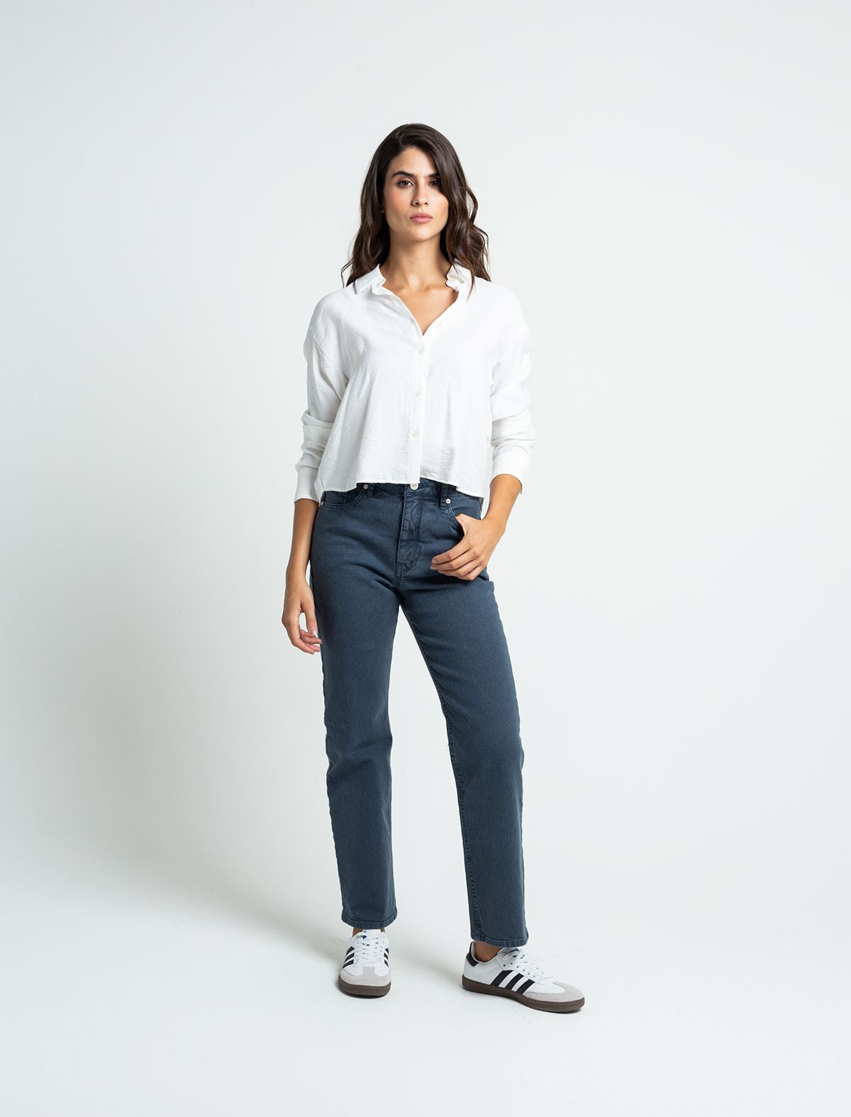 Straight boot pants