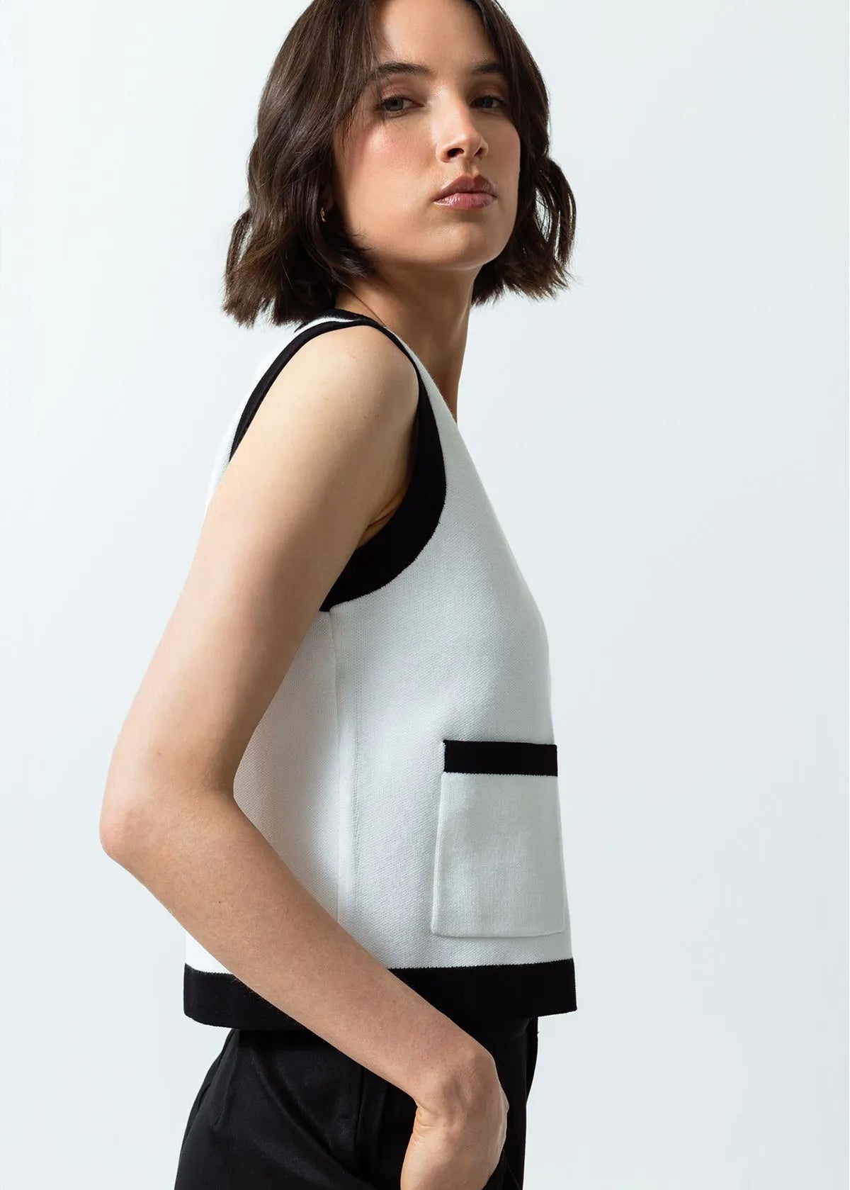 Open Design Woven Shirt