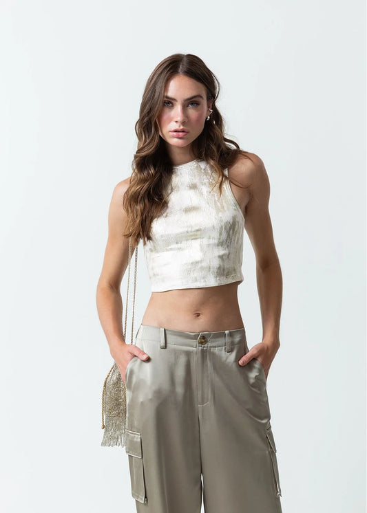 Skeleton style crop top