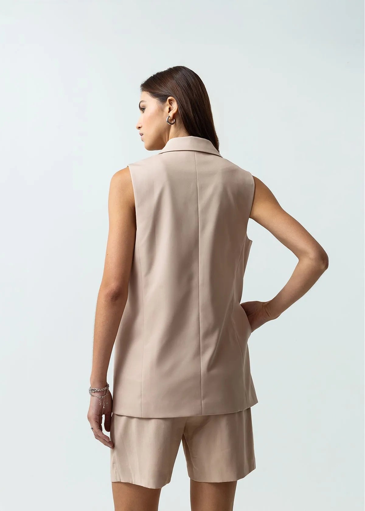 Chaleco tipo blazer