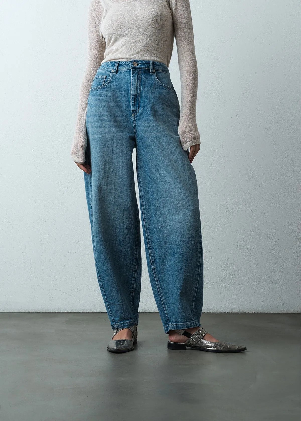 Jean with a wide boot
