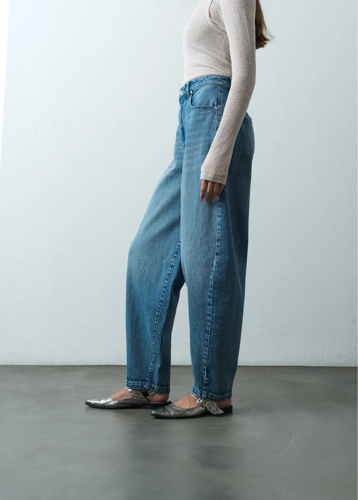 Jean with a wide boot