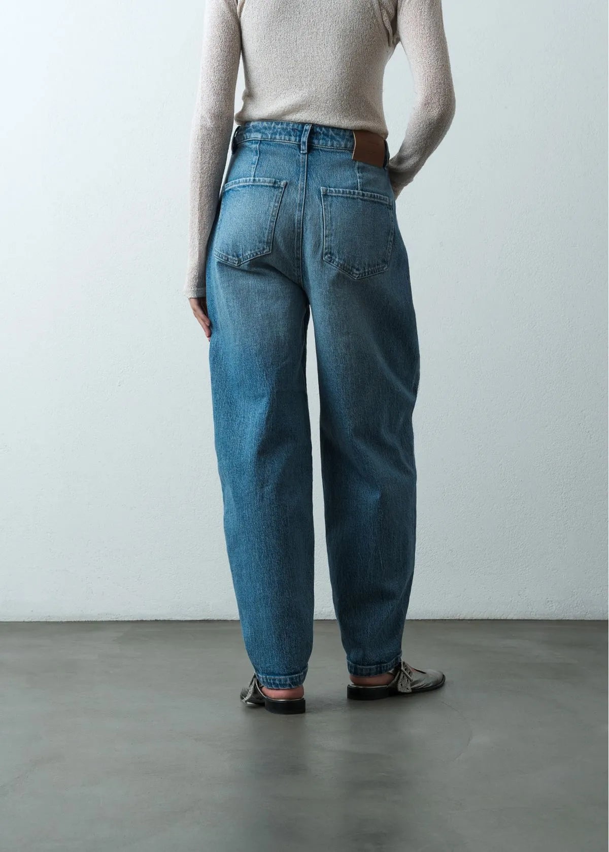 Jean with a wide boot