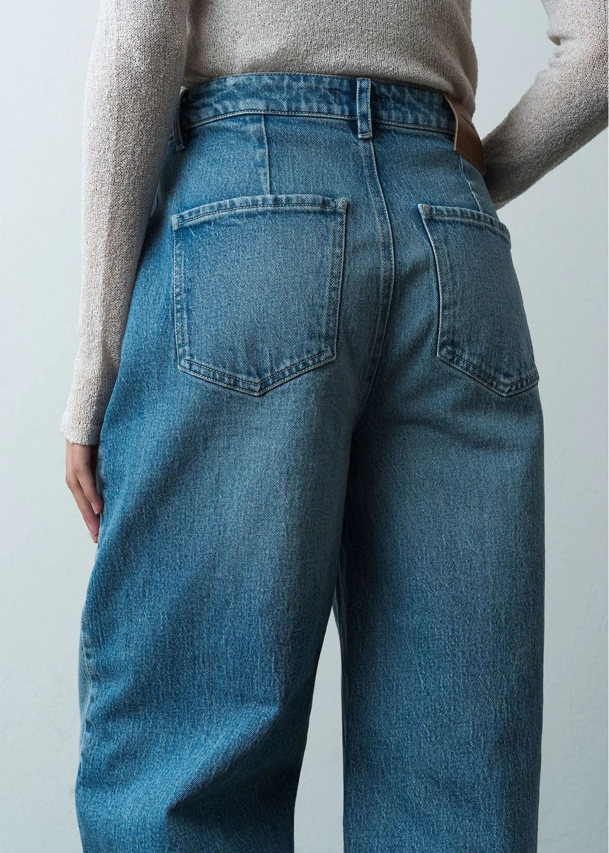 Jean with a wide boot