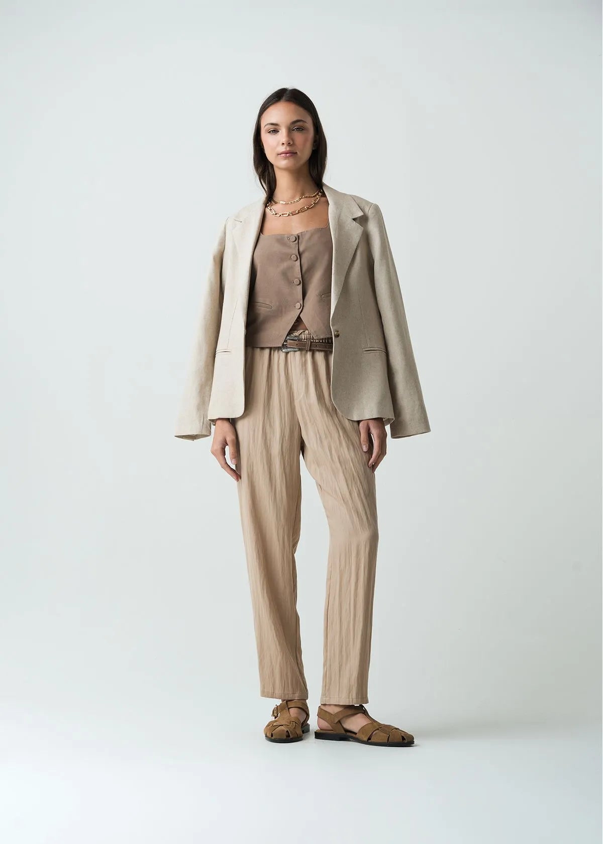 Suede-type sale sleeve shirt