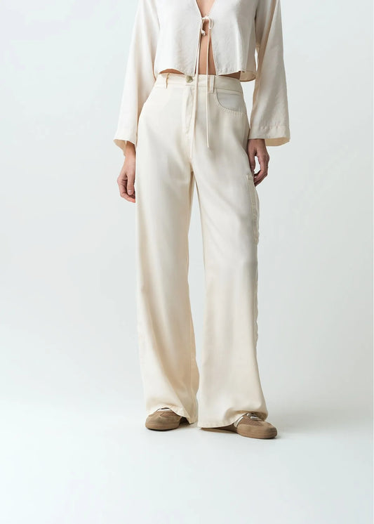 Palazzo high-rise pants