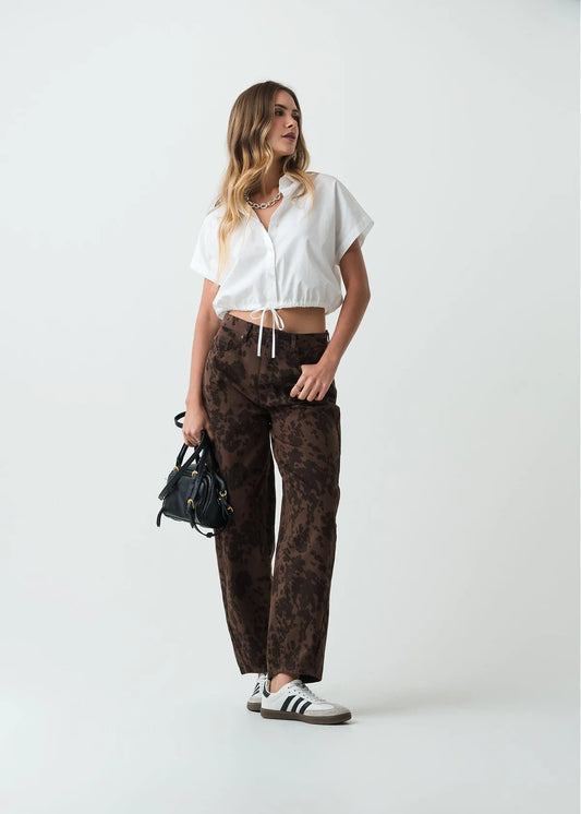 Barrel cow Pant