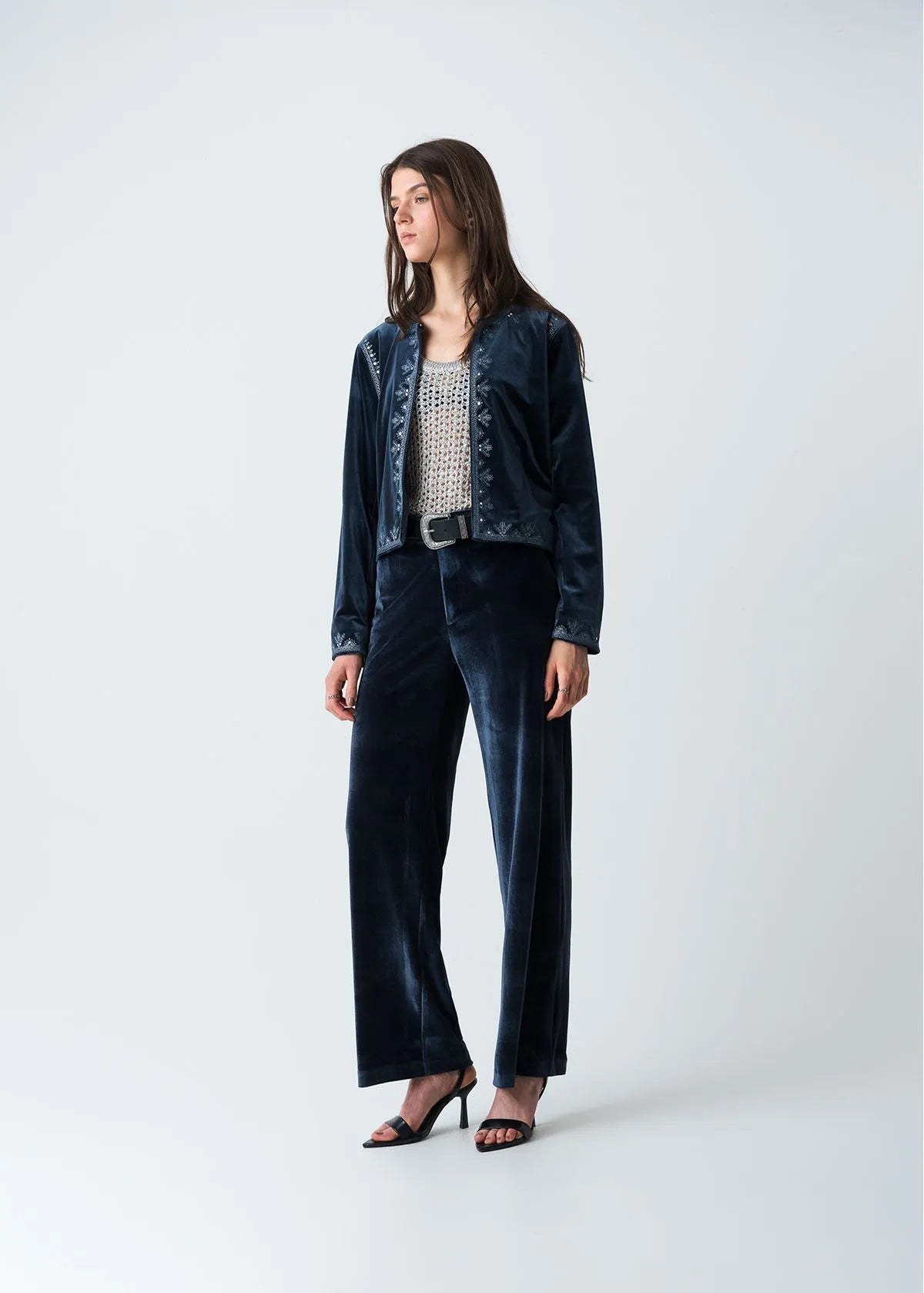 Jacket with embroidered details