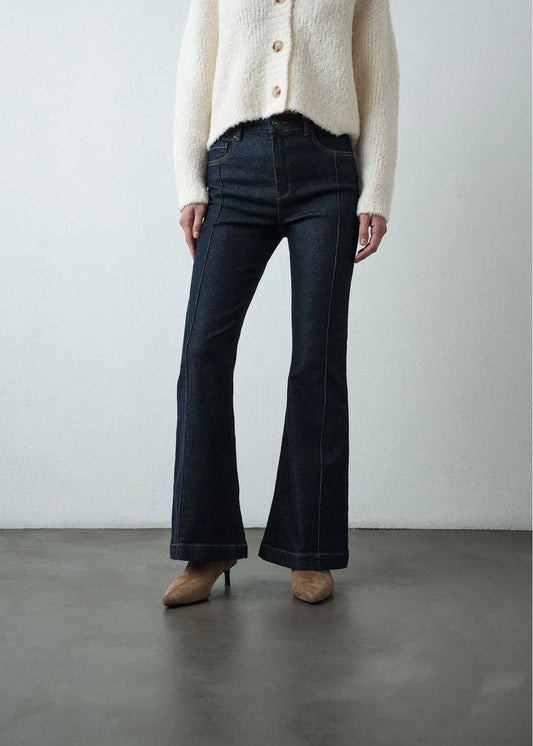 Jean Flare with cuts
