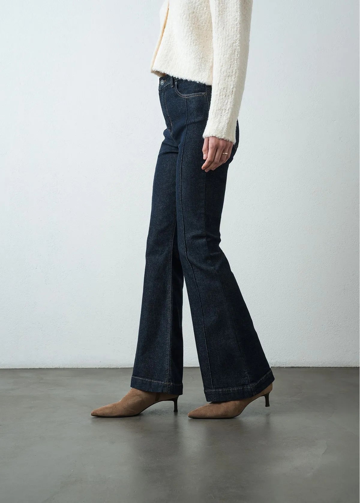Jean Flare with cuts