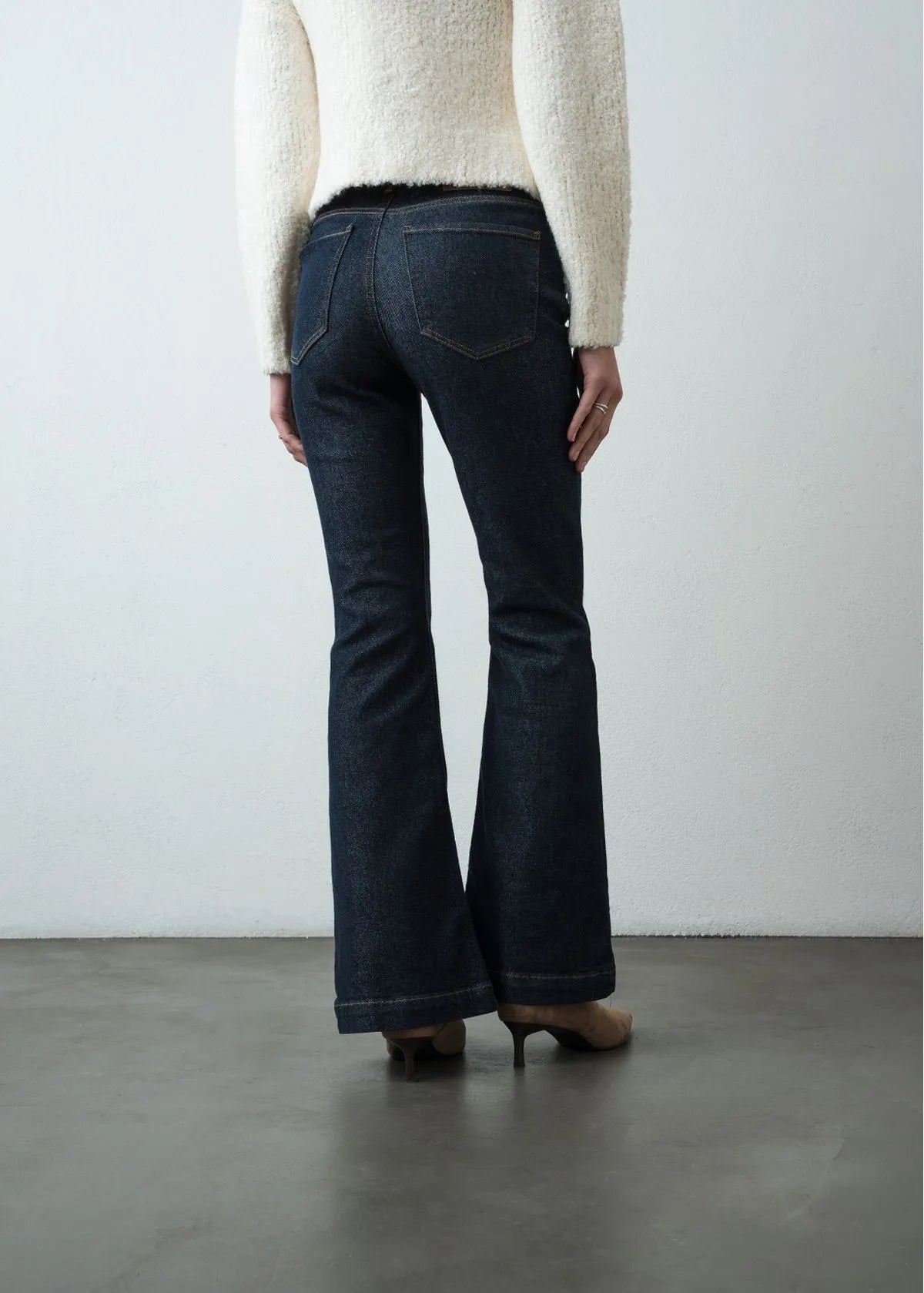 Jean Flare with cuts