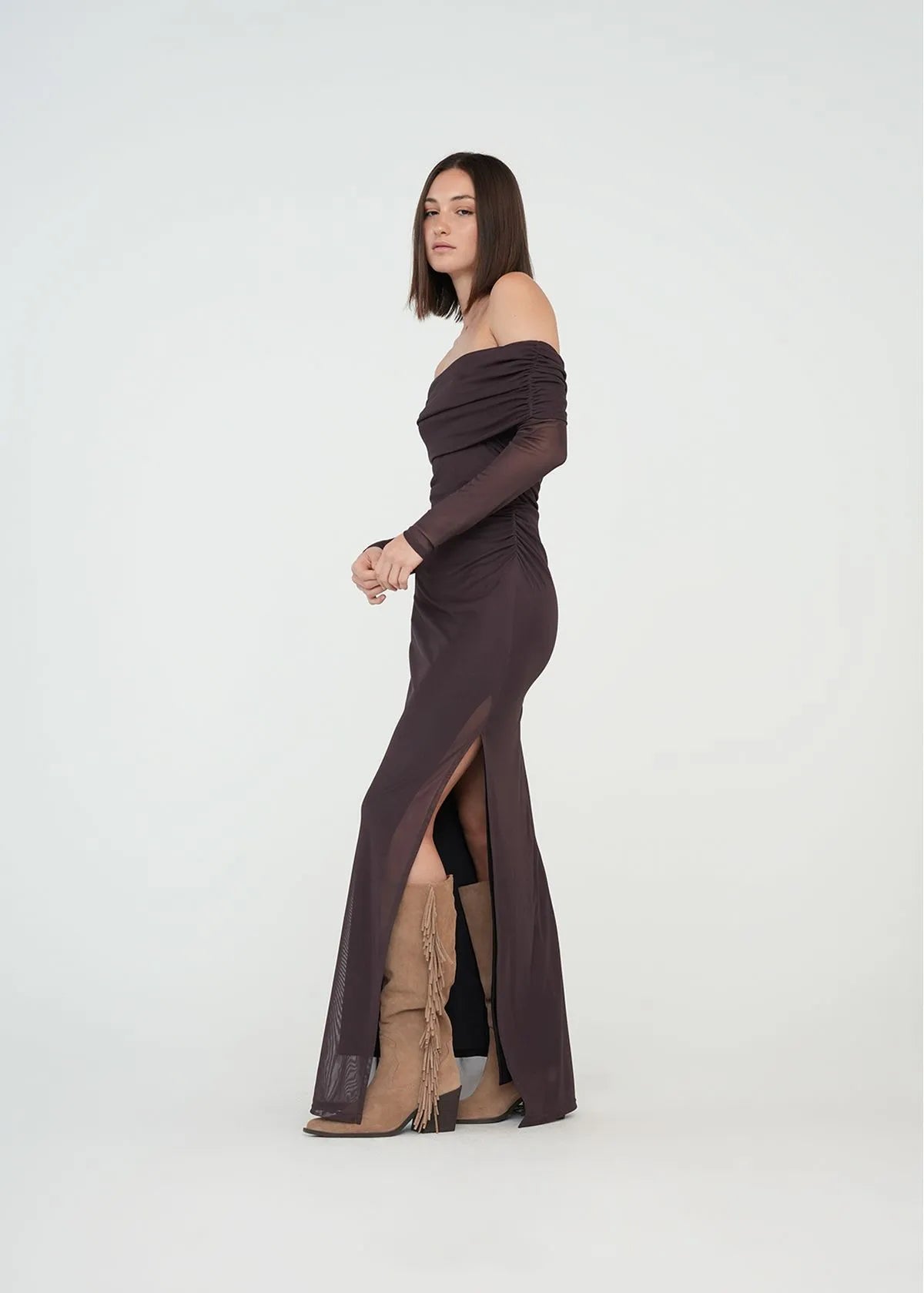 Strapless long dress