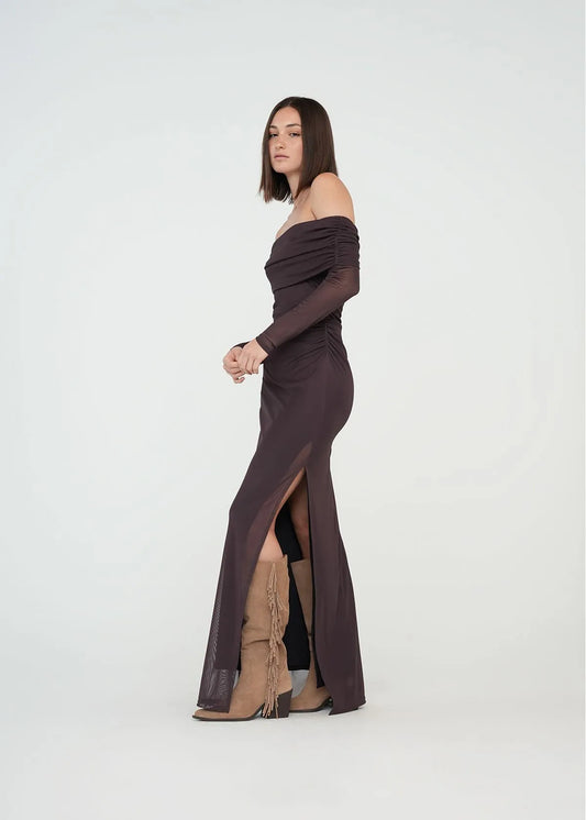 Strapless long dress