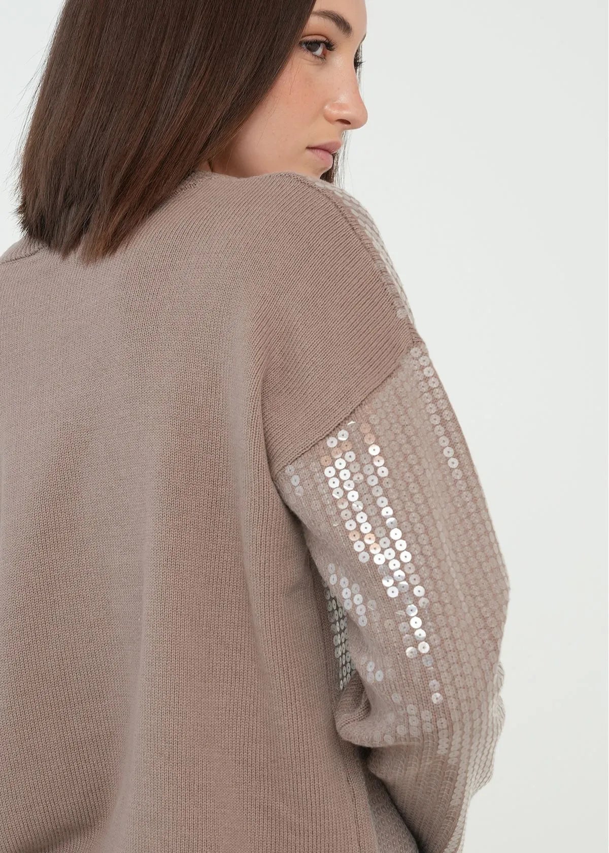 Woven sequin-woven diver