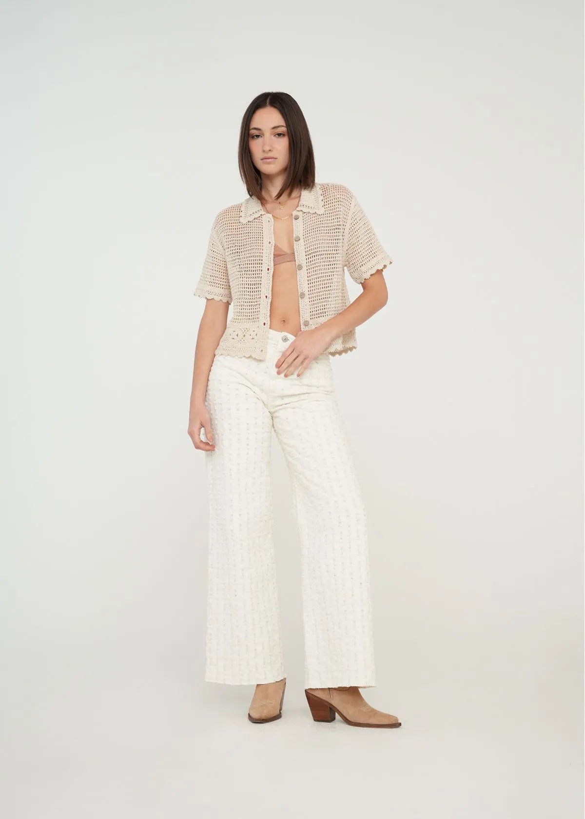 Woven T-shirt
