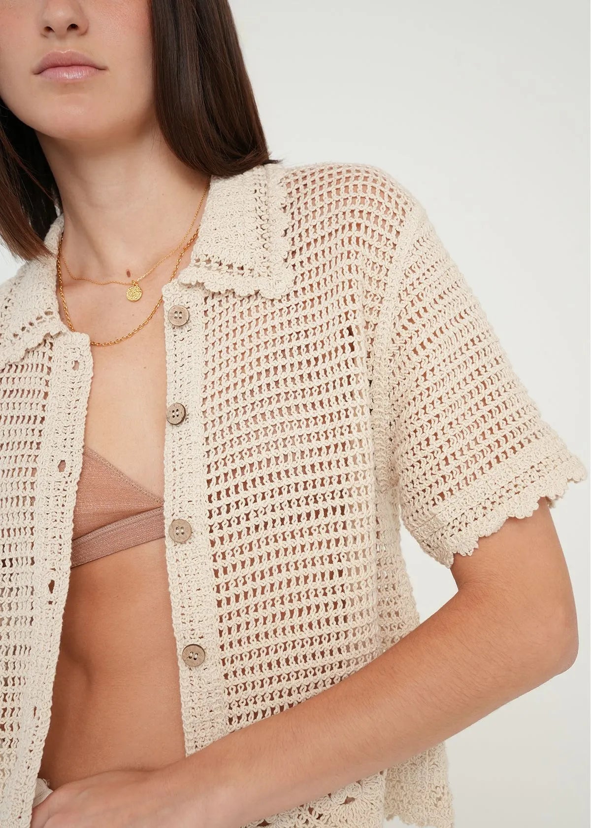 Woven T-shirt