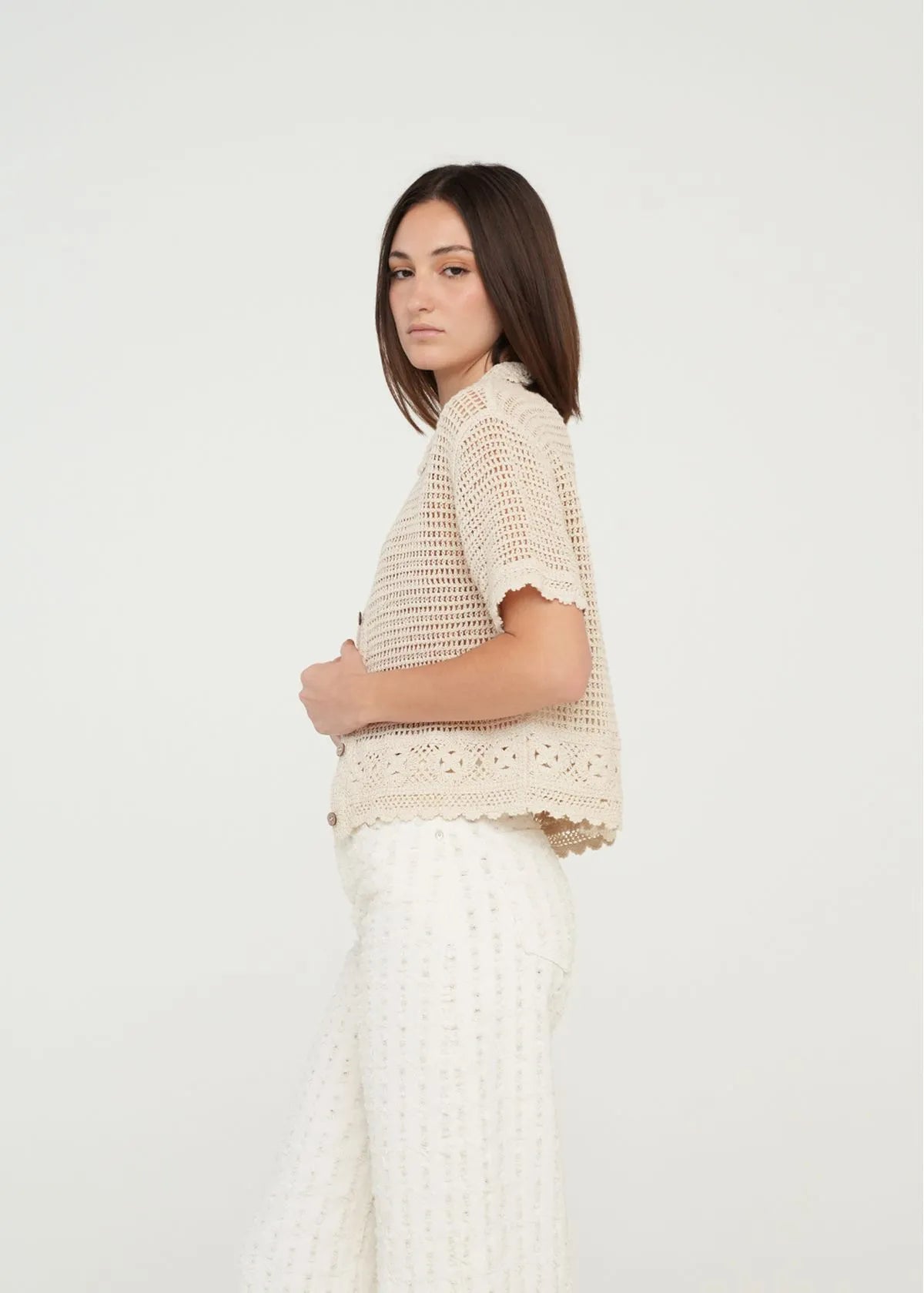 Woven T-shirt