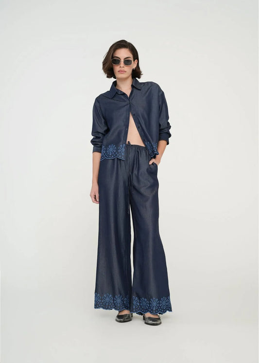 Wide Leg Long Pants
