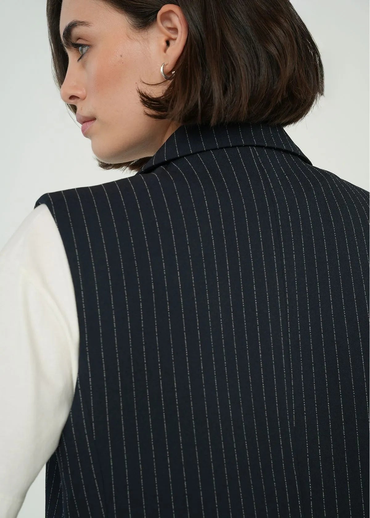 Striped vest