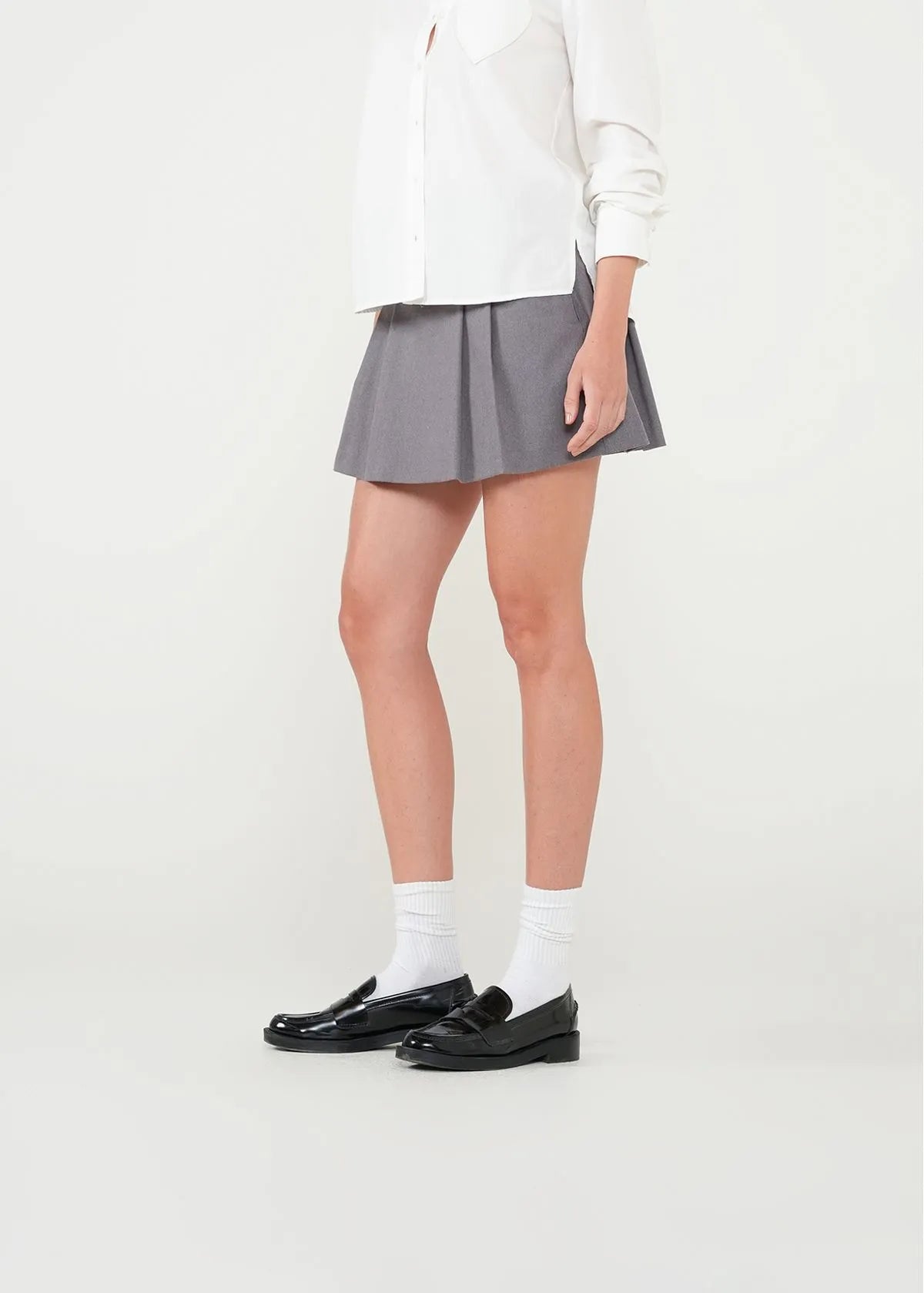 Short skirt with boards