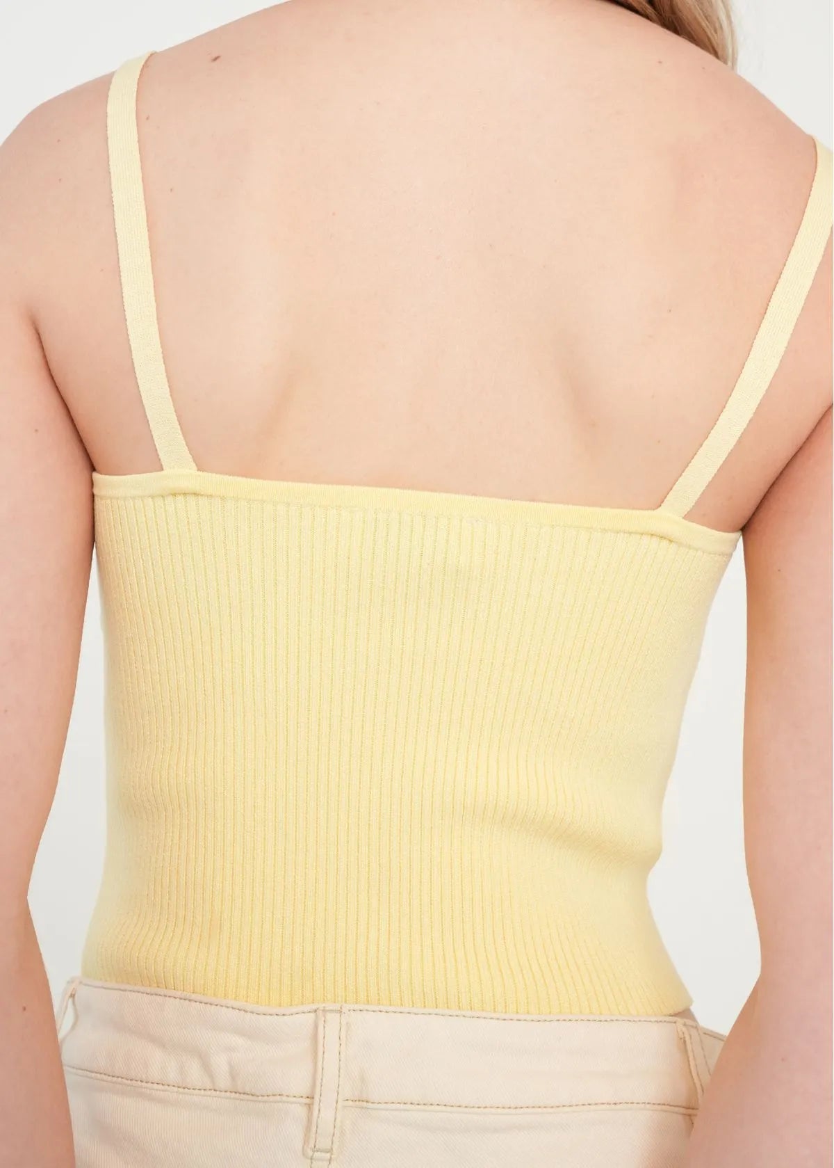 Woven T-shirt.