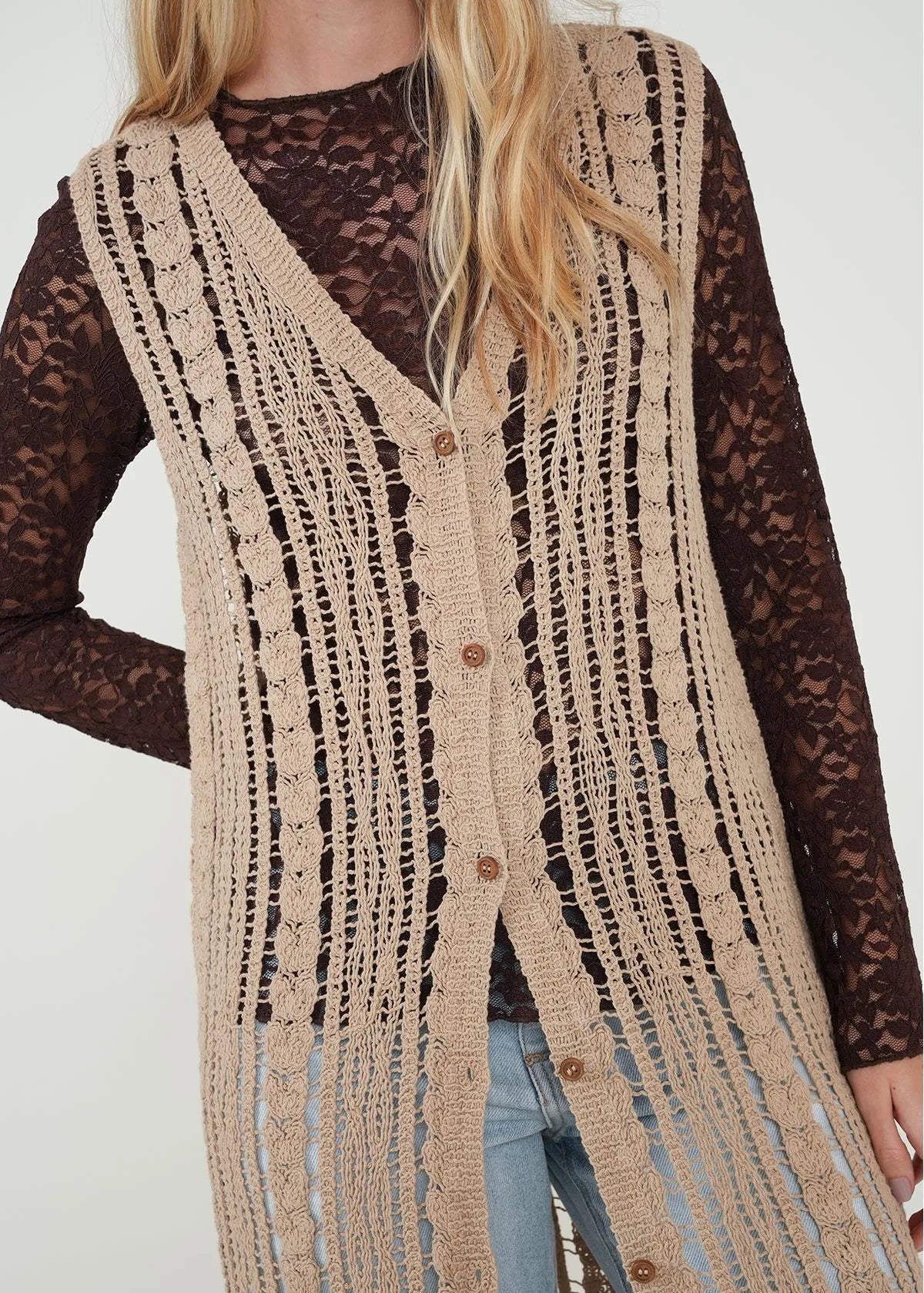 Woven kimono