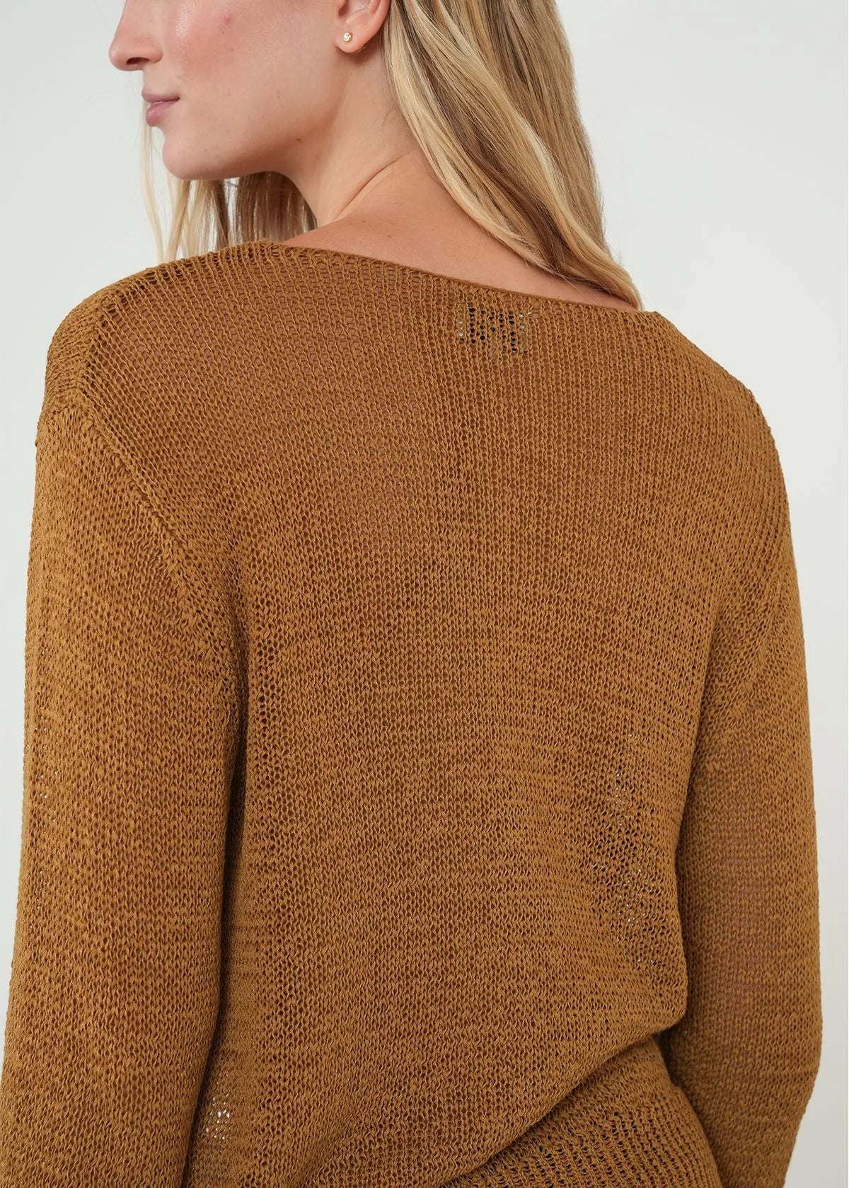 Woven cardigan
